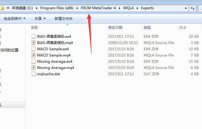 MT4指标编程入门（一）：MT4自定义指标的保存路径(图1)